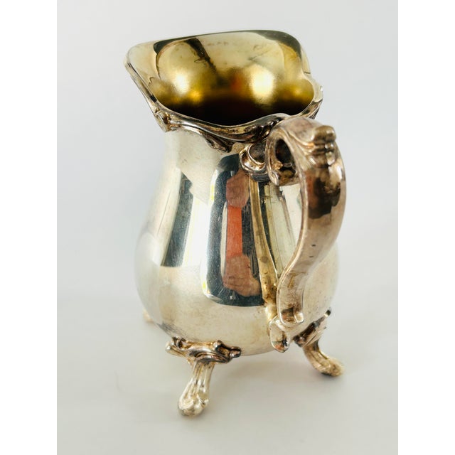 Rococo 1900 Webster Victorian and Rococo Revival Silverplate (1895-1915) Small Creamer For Sale - Image 3 of 7