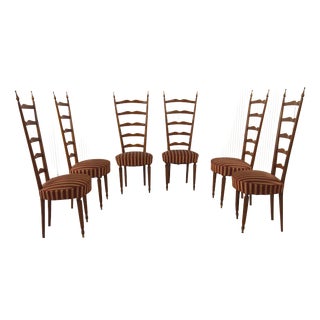 Vintage Chairs from Paolo Buffa, 1950s, Set of 6 For Sale