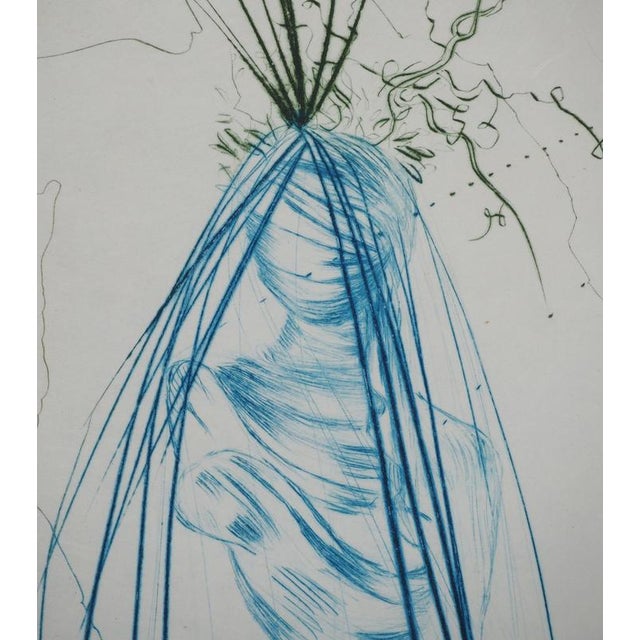 Salvador Dali, Nude, Isolde of the White Hands, 1970, Engraving For Sale - Image 4 of 7