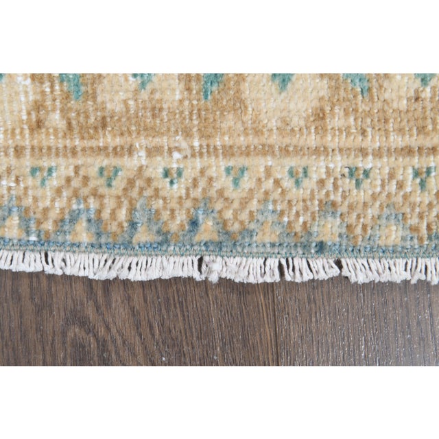 Persian 1970s Vintage Persian Handmade Wool Cotton Orange Area Rug For Sale - Image 3 of 11