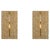 Metal Polished Brass and Metal Wall Lamps, Set of 2 For Sale - Image 7 of 7