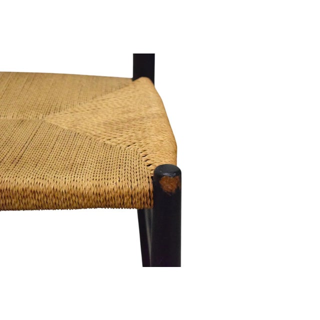 Mid-Century Ebonized Chiavari Style High-Back Chair For Sale - Image 14 of 14