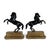 Grand Tour Horse Sculptures, Early 1800s, Bronze on Limewood Bases For Sale - Image 3 of 10