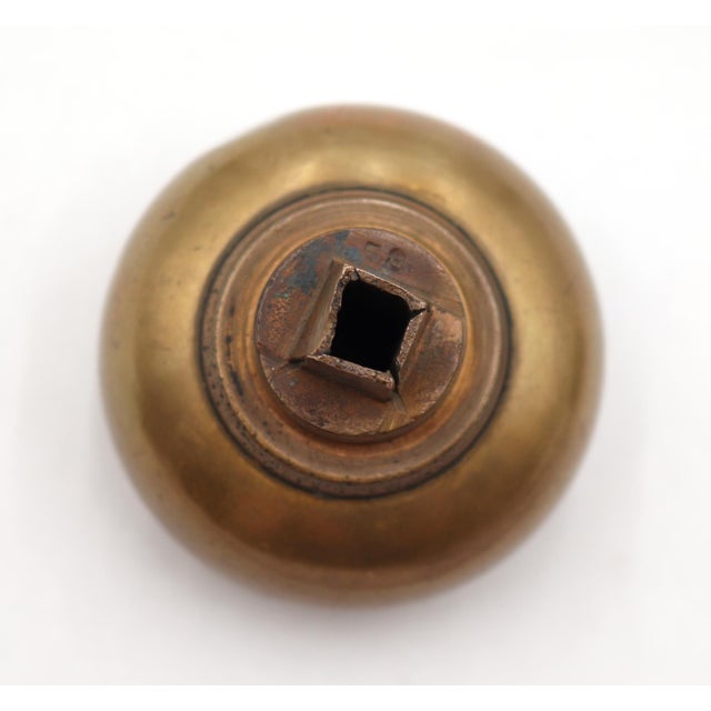 1910s Board of Education City of Chicago Bronze Door Knob For Sale - Image 4 of 5