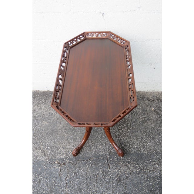 Early 20th Century French Hand Carved Side Table For Sale - Image 11 of 12