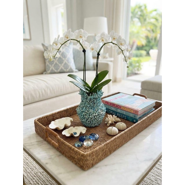 Vintage Italian Hand-Crafted Turquoise Coral For Sale - Image 10 of 12