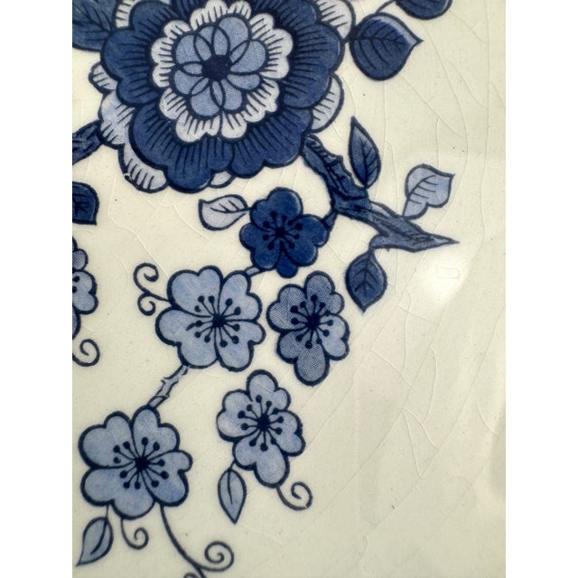 Royal Blue Vintage Mid Century Enoch Wedgwood “Royal Blue Ironstone” Plates, Set of 8 For Sale - Image 8 of 13