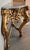 Early 19th Century Spanish 19th Baroque Carved & Gilted Walnut Ormolu and Marble Console Table For Sale - Image 5 of 13
