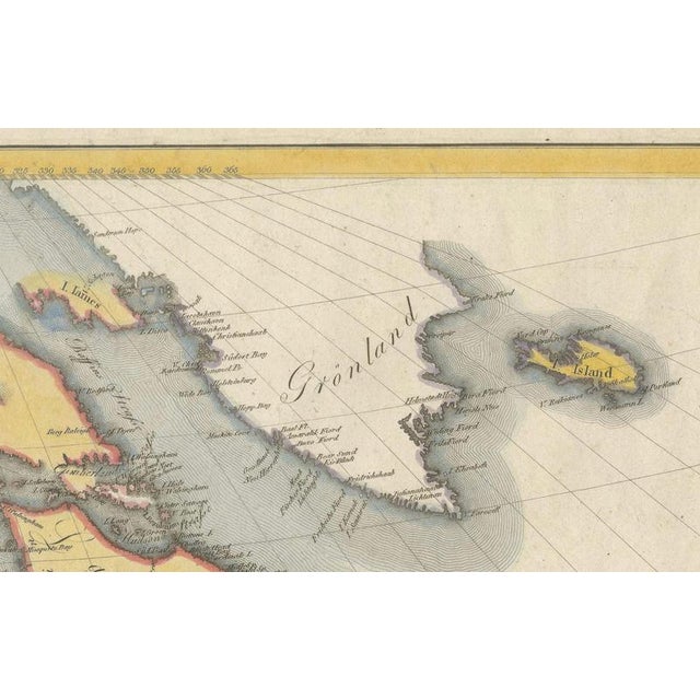 Large Antique Map of North America, 1806 For Sale - Image 6 of 13