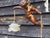 Antique French Cherub Pendant Light in Flying Putti and Glass Flower Shades, 1920s For Sale - Image 14 of 18