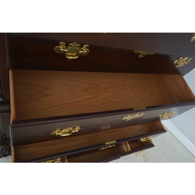 Henkel Harris Henkel Harris Mahogany #1946 Highboy Chest For Sale - Image 4 of 18