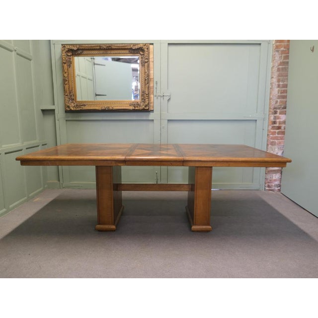 Stylish Art Deco Bur Walnut Dining Table The ultimate in Mid Century Chic, this is a real beauty, the table extends with a...