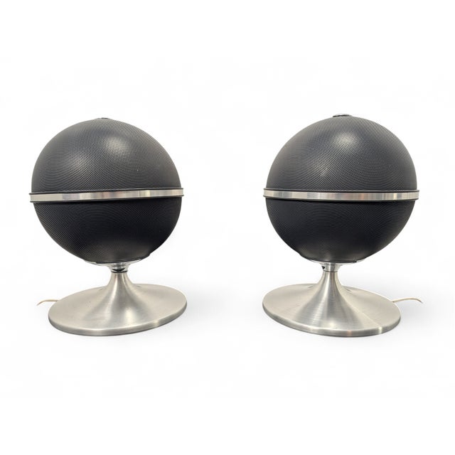 Space Age Spherical Audiorama Speakers from Grundig, 1970s, Set of 2 For Sale - Image 10 of 10
