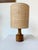 Turned Olive Wood Table Lamp, 1950s For Sale - Image 17 of 17