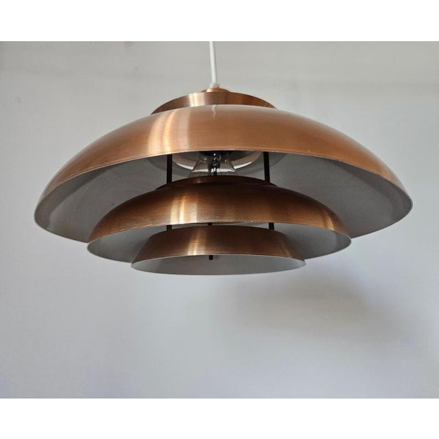 Mid-Century Pendant in style of Louis Poulsen, Denmark, 1970s For Sale - Image 6 of 16