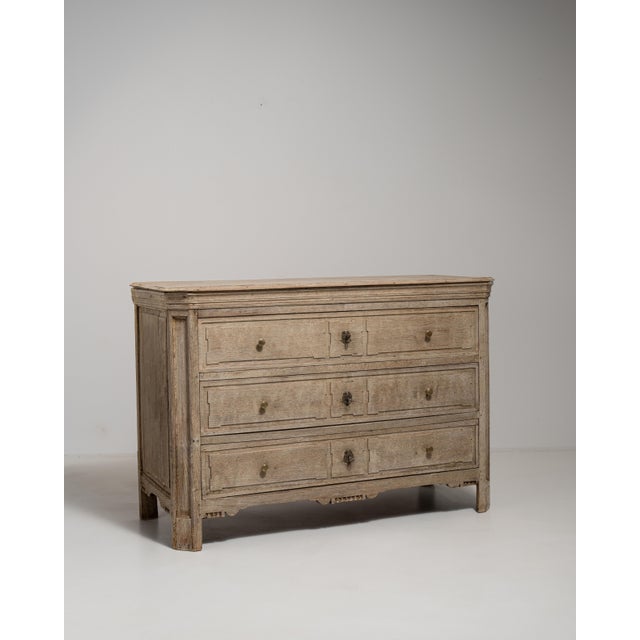 Originating from the sun-drenched Provence region of southern France, this substantial 19th-century commode embodies the...