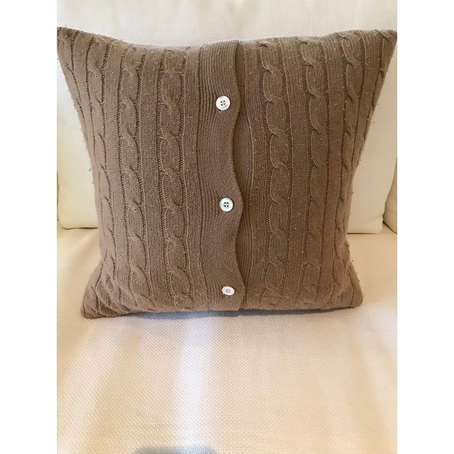 Ralph Lauren Cashmere Cable Knit Pillow Chairish