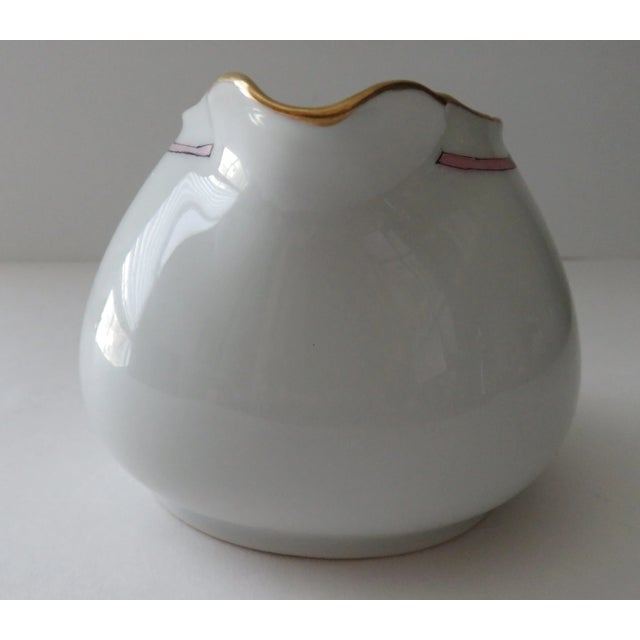 Early 21st Century Epiag Czechoslovakia Hand-Painted Gold Trimmed Creamers For Sale - Image 5 of 7