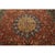 Textile Mid 20th Century Red Rust Ground Medallion Antique Tabriz Handknotted Wool Rug For Sale - Image 7 of 7
