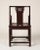 Chinese Pair of Chinese Carved Wood Armchairs For Sale - Image 3 of 5