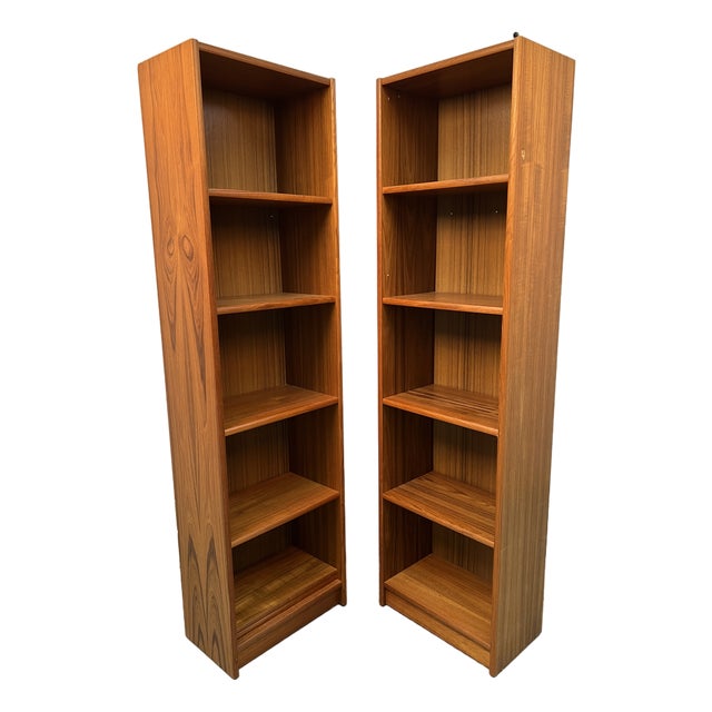 Mid-Century Danish Modern Teak Bookcases For Sale