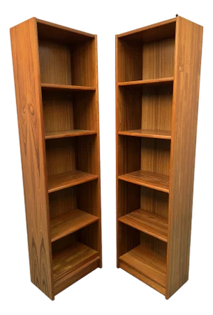 Mid-Century Danish Modern Teak Bookcases