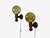 1960s Luxus Vittsjö, Impressive Wall Sconces, Dark Pine, Tinted Glass - Pair For Sale In New York - Image 6 of 12