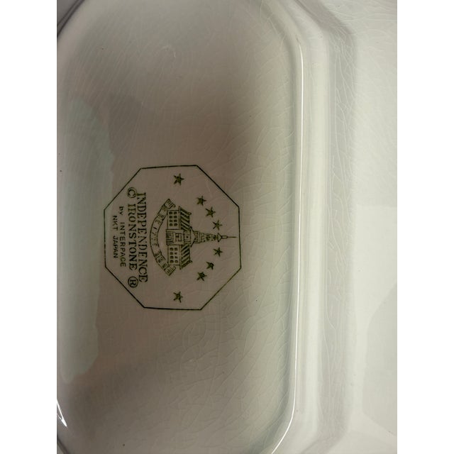 1960s “Blue Tulip” Independence Ironstone by Castleton China Set, Service for 12 - 91pcs For Sale - Image 12 of 12