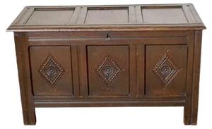 17th Century English Oak Kist