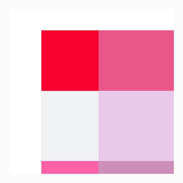 Not Yet Made - Made To Order Lavender Through Red Over Pink Fine Art Print 16" X 20" by Liz Roache For Sale - Image 5 of 5