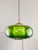 Mid-Century Modern Italian Green Glass and Brass Pendant Lamp, 1960s For Sale - Image 18 of 18