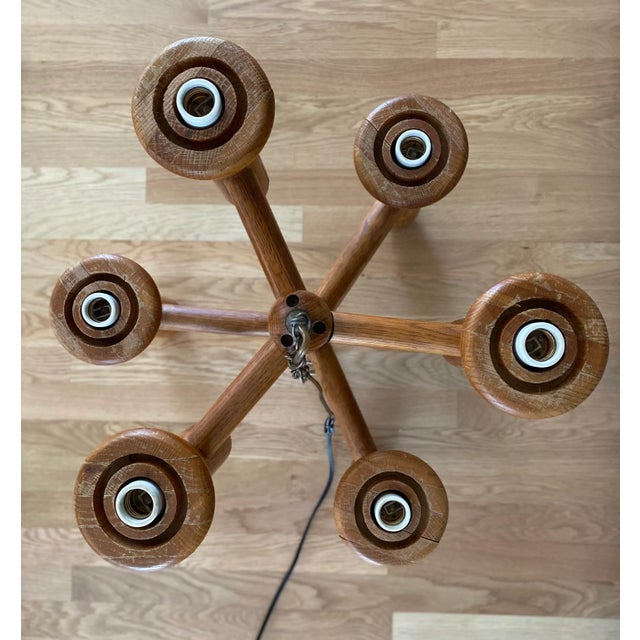 1970s Modeline Cactus Form 6 Arm Chandelier or Table Lamp For Sale - Image 9 of 13