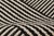 Custom Modern striped flat-woven wool rug in black & beige by Doris Leslie Blau Size: 9'0" x 10'3" (274 × 312 cm) Nowadays...