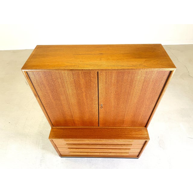 Mid-Century Teak Shelf Cabinet from Wk Möbel, 1960s For Sale - Image 6 of 18