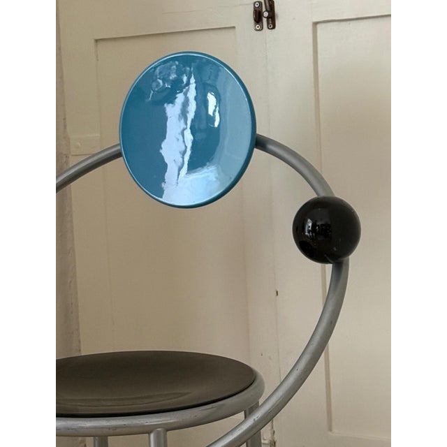 This First Chair is an early model, produced in the mid-1980s. Designed by Michele De Lucchi for Memphis Milano in 1983,...