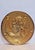 Brass Repoussé Wall Plaques, Courting Couple Scenes, Round Pair For Sale - Image 6 of 6