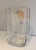 Transparent Circa 1970 French Glass & Gilt Flower Vase For Sale - Image 8 of 11