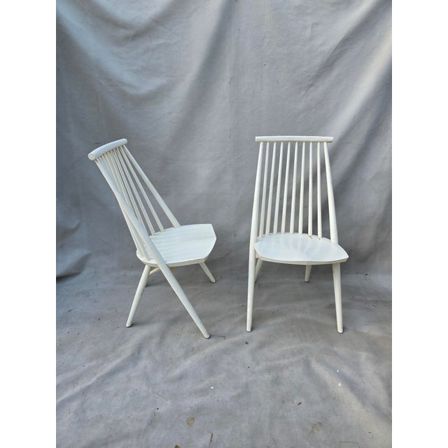 Mid 20th Century Chairs in the Style of Mademoiselle For Sale - Image 4 of 9
