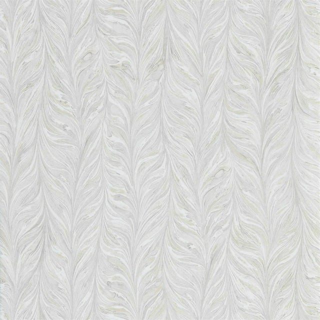 Zoffany Ebru II Wallpaper in Snow - a Sample For Sale