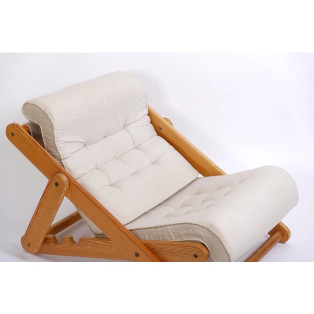 Kontiki Chair and Table in Pine by Gillis Lundgren for Ikea, 1970s, Set of 2 For Sale - Image 9 of 18