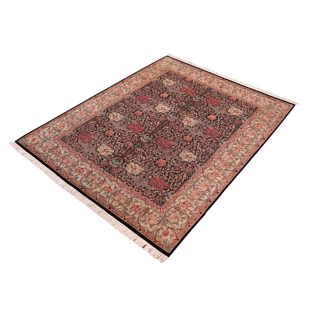 Designed with mesmerizing intricacy and gorgeous color palette, this hand-knotted masterpiece demonstrates the beauty and...