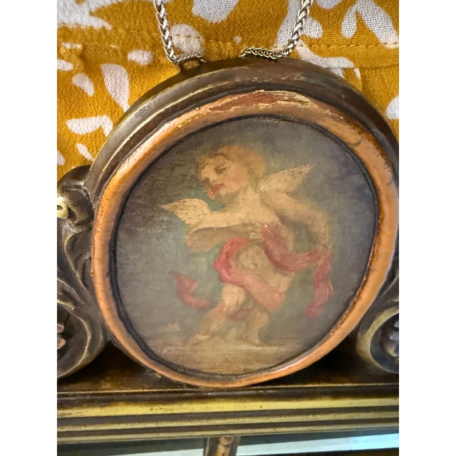1920s Elgin A. Simonds French Revival Trumeau Style Gilt Margin Mirror For Sale - Image 11 of 12