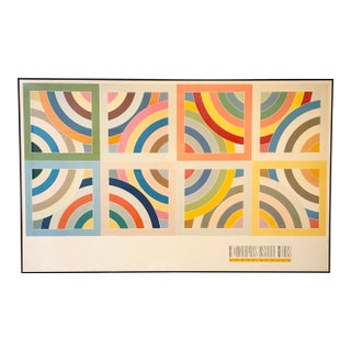 Vintage Oversized Frank Stella Exhibition Poster For Sale