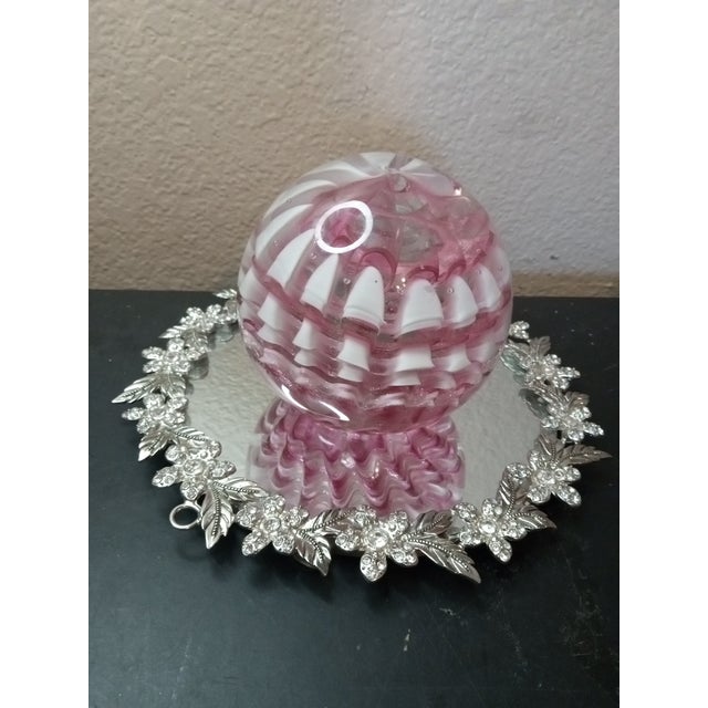 GORGEOUS Signed Adam Jablonski Poland Pink Swirl LARGE Paperweight The product is a stunning pink swirl paperweight signed...