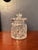 Vintage Crystal Cut Glass Biscuit - Cookie - Candy Jar - Pineapple Cut For Sale - Image 4 of 14