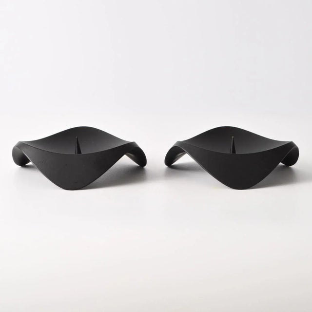 2000 - 2009 Modern Papilio Candleholders by Klaus Rath for Stelton, 2000s, Set of 2 For Sale - Image 5 of 8