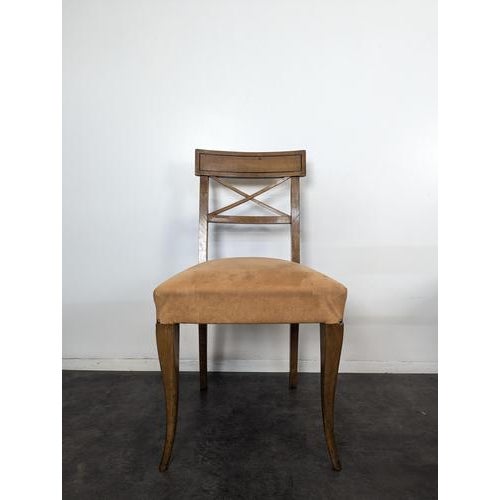 2000 - 2009 Directoire Style Cherrywood Chairs, Set of 6 For Sale - Image 5 of 10