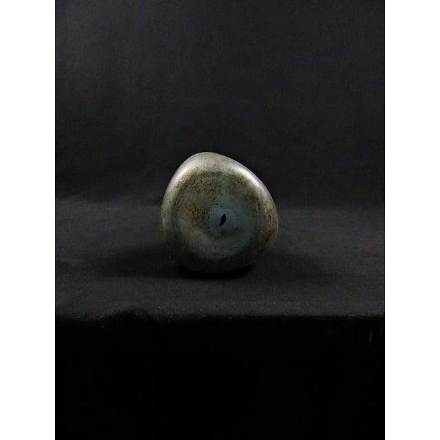 Large Art Deco Multi-Layered Glass Vase with Green Marble Effect by André Delatte for Delatte Nancy, 1920s For Sale - Image 13 of 14