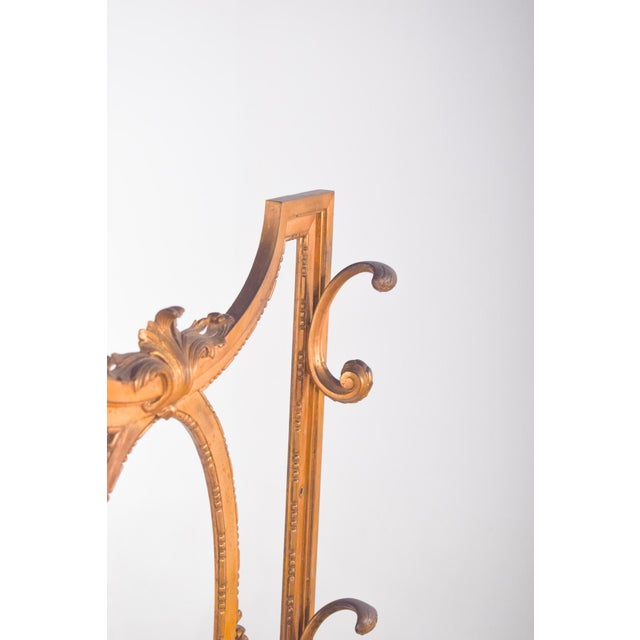 Goldenrod Portuguese Gilded Iron Coat Stand, 1920 For Sale - Image 8 of 9