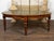 Brown English 19th Century Mahogany Table with Green Leather Oval Top and Turned Legs For Sale - Image 8 of 12